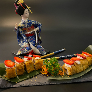 Saumon fraise cheese